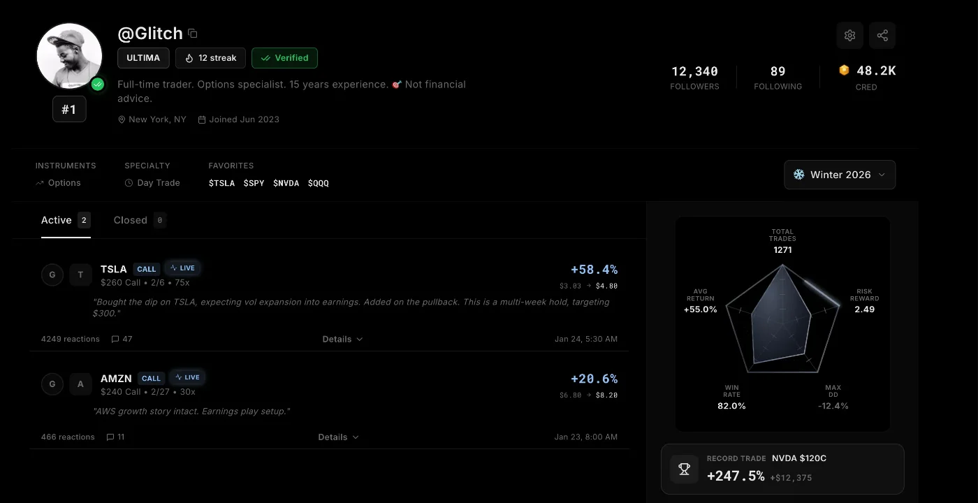 Nexus Trader Profile